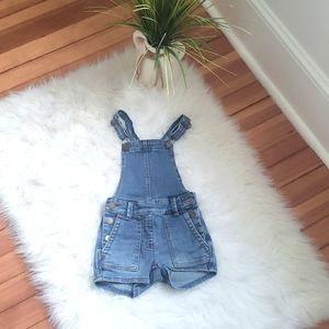 JCREW EUC Girls Denim Shortalls (Size 3)